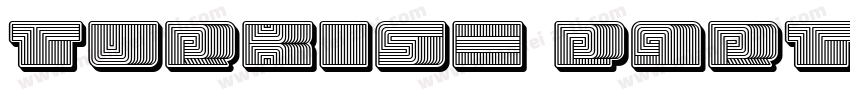 Turkish Participants字体转换